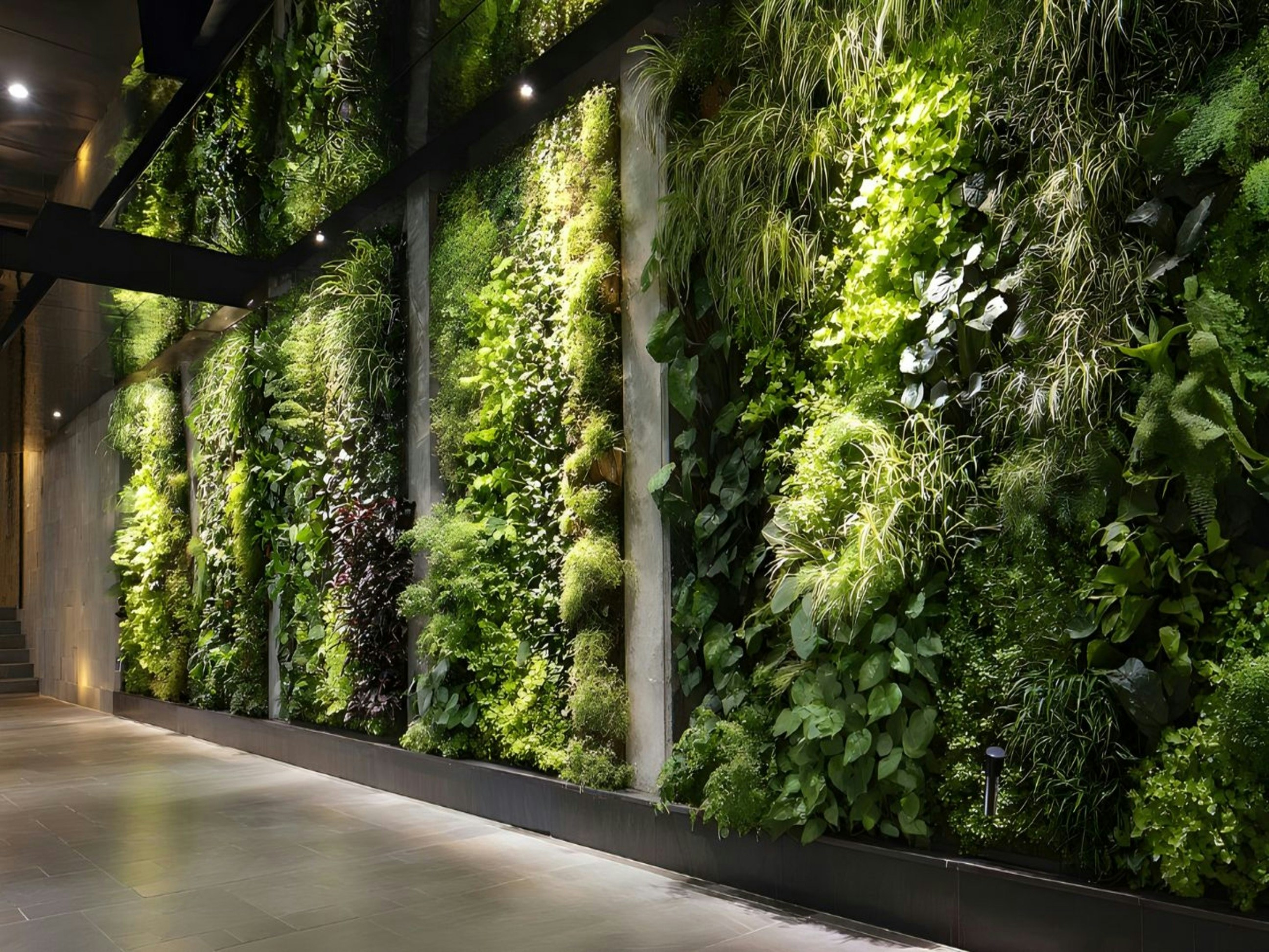 Vertical green wall